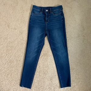 *CROPPED* ultra high rise skinny jeans